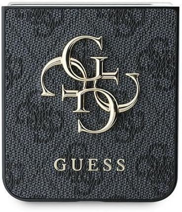 Guess PU Big 4G Metal Logo Case for Samsung Galaxy Z Flip 6 Black - GUHCZF64GMGGR