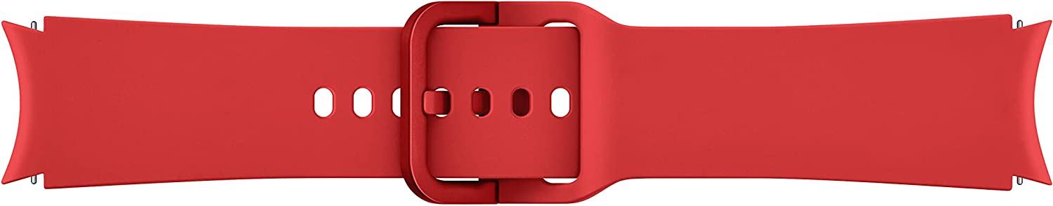 Official Samsung Galaxy Watch 4/5/5 Pro Sport Band 20mm S/M Red - ET-SFR86SREGEU