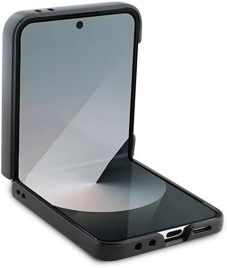 Guess PU Big 4G Metal Logo Case for Samsung Galaxy Z Flip 6 Black - GUHCZF64GMGGR