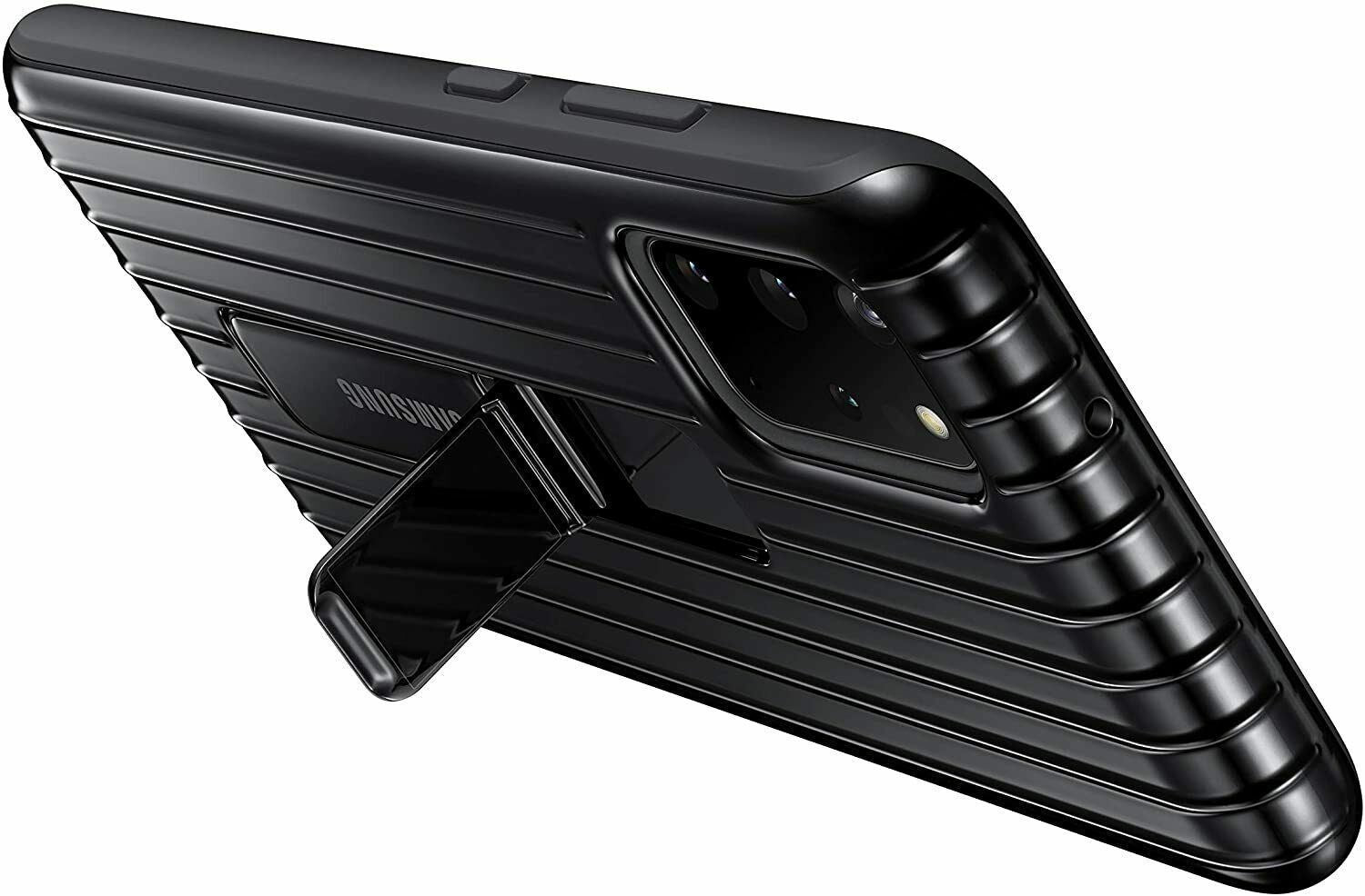 Samsung Original Galaxy S20 5G Protective Standing Cover/Mobile Phone Case - Black