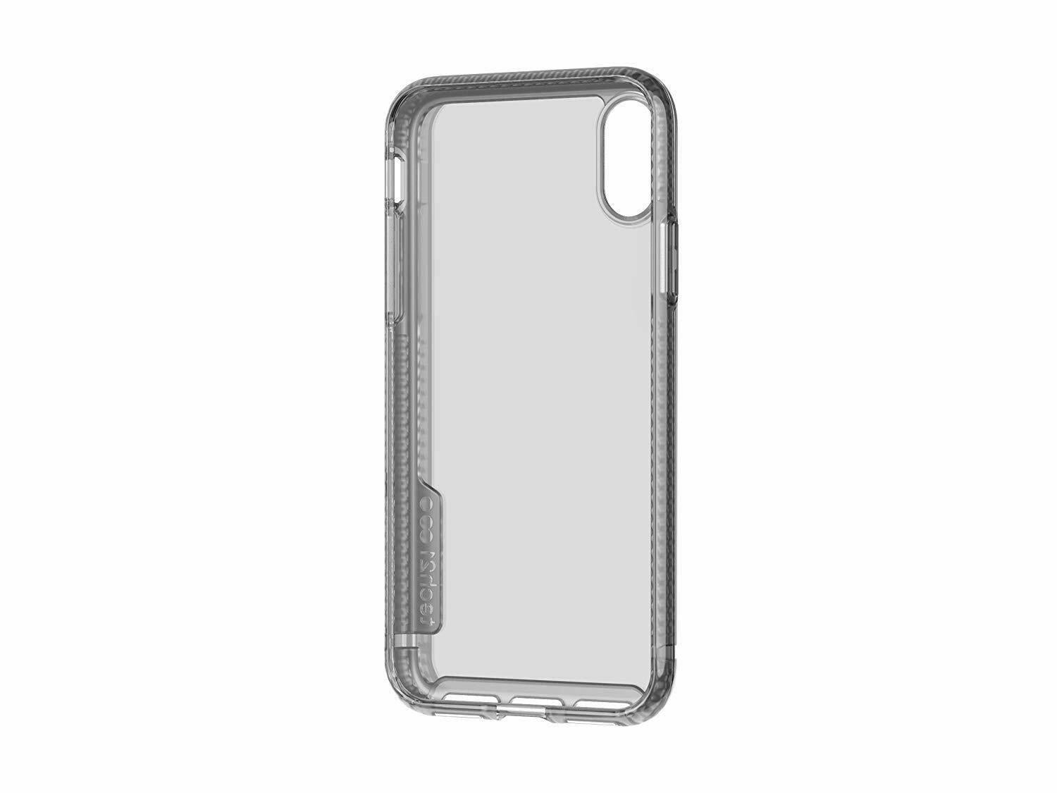 Tech21 Pure Smoke Case Cover for iPhone X XS 5.8" Grey T21-6183