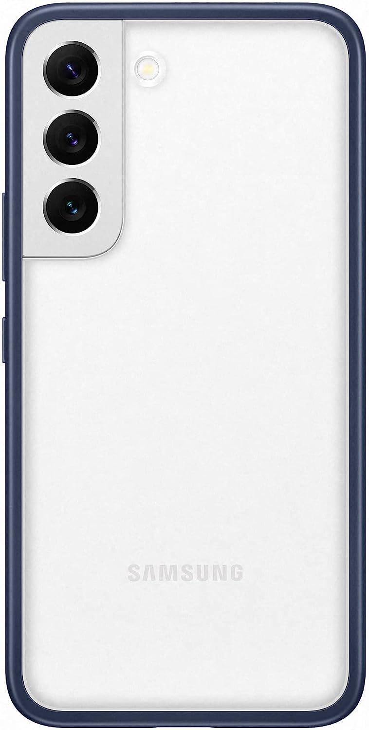 Official Samsung Galaxy S22 Frame Cover Navy - EF-MS901CNEGWW