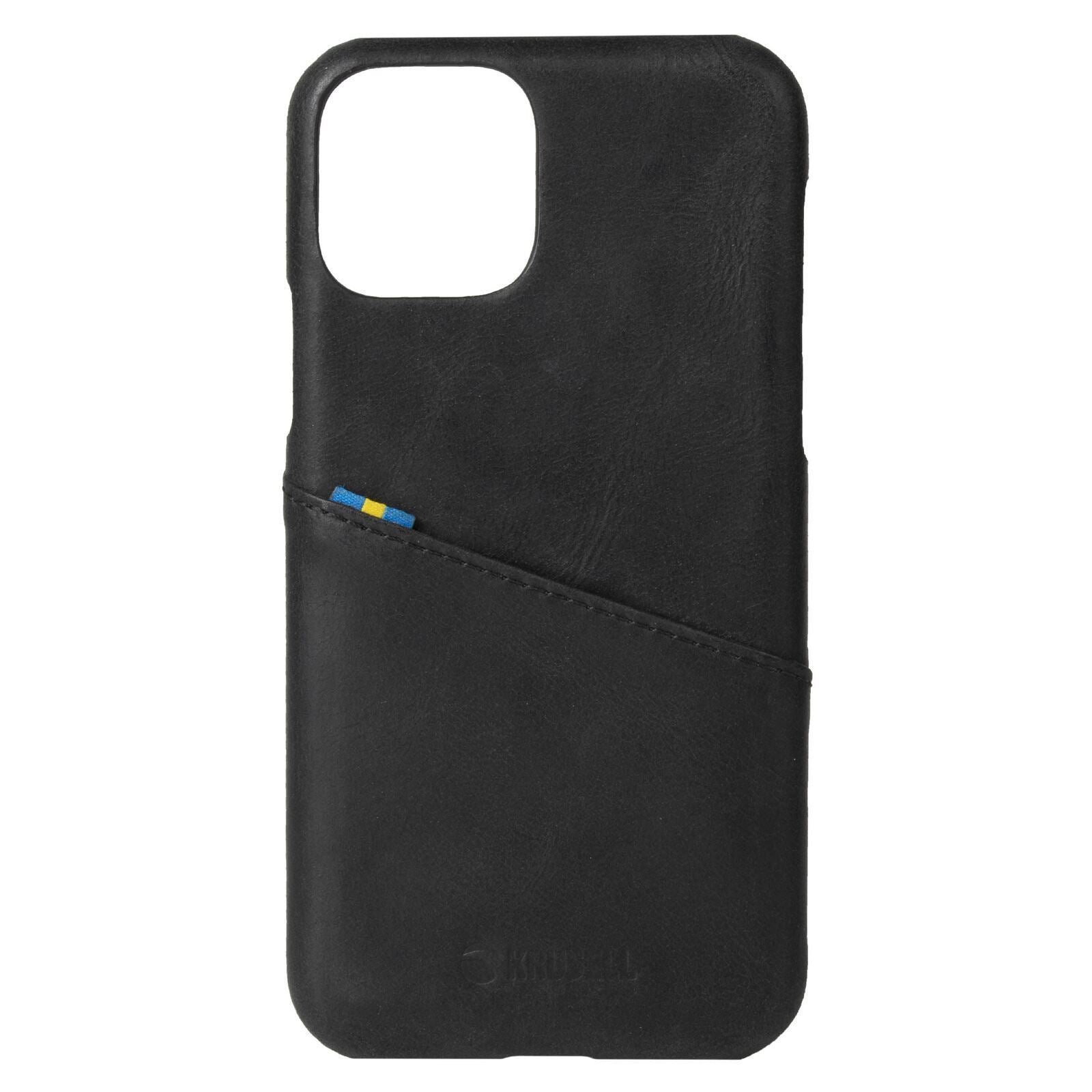 Krusell Sunne Card Cover for iPhone 12 Pro Max 6.7" Vintage Black