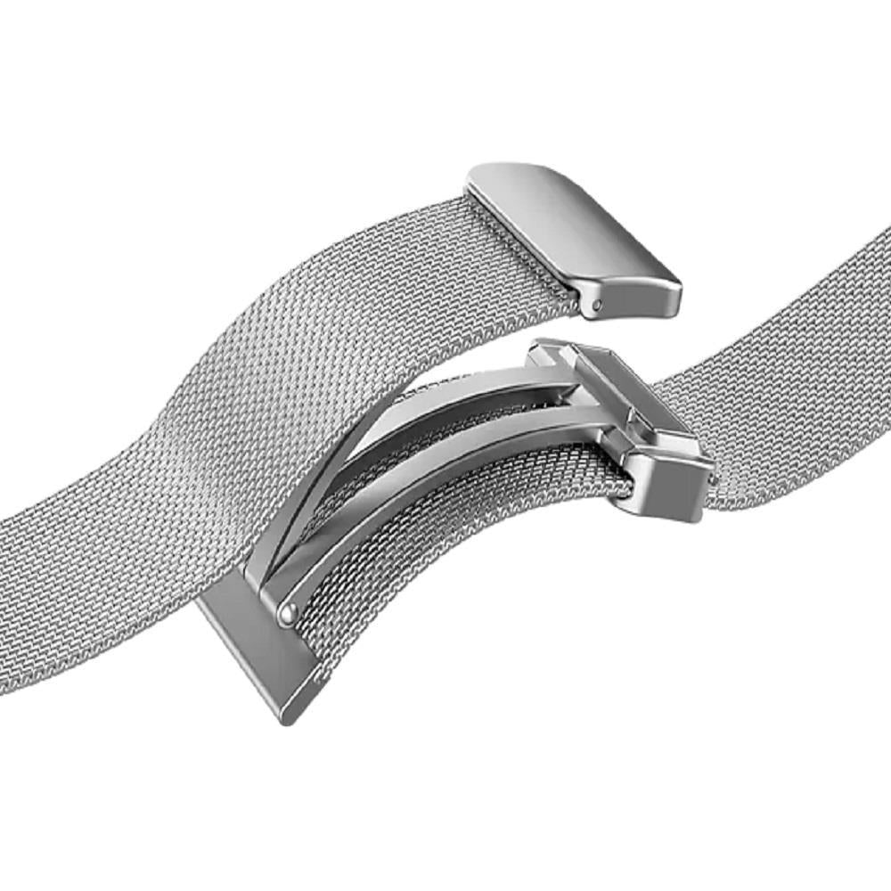Official Samsung Galaxy Watch 4/5 Milanese Band 44mm Silver - GP-TYR91HCASW