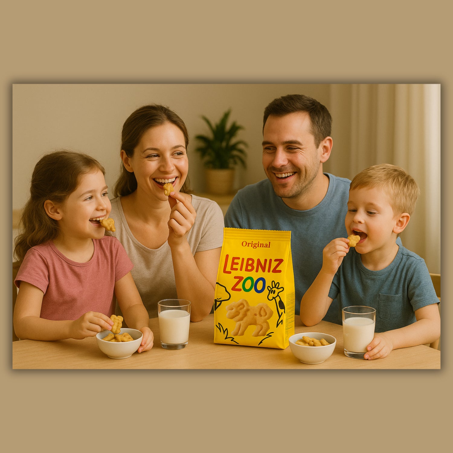 Bahlsen Leibniz Zoo Original Animal Biscuits Crunchy Snack Cookies 100g