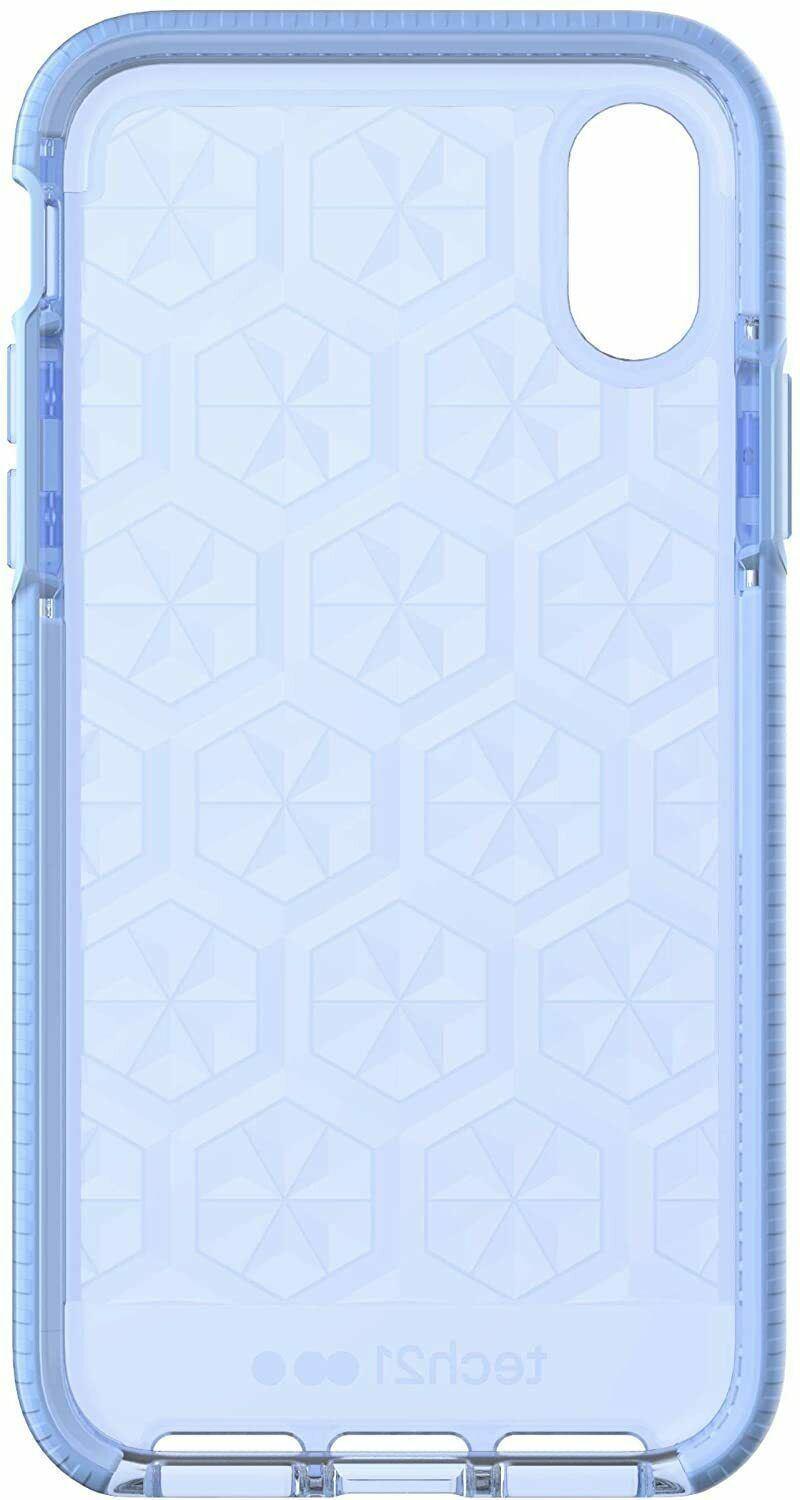 Tech21 Evo Gem Lilac Blue Case Cover for iphone X XS 5.8" T21-5938