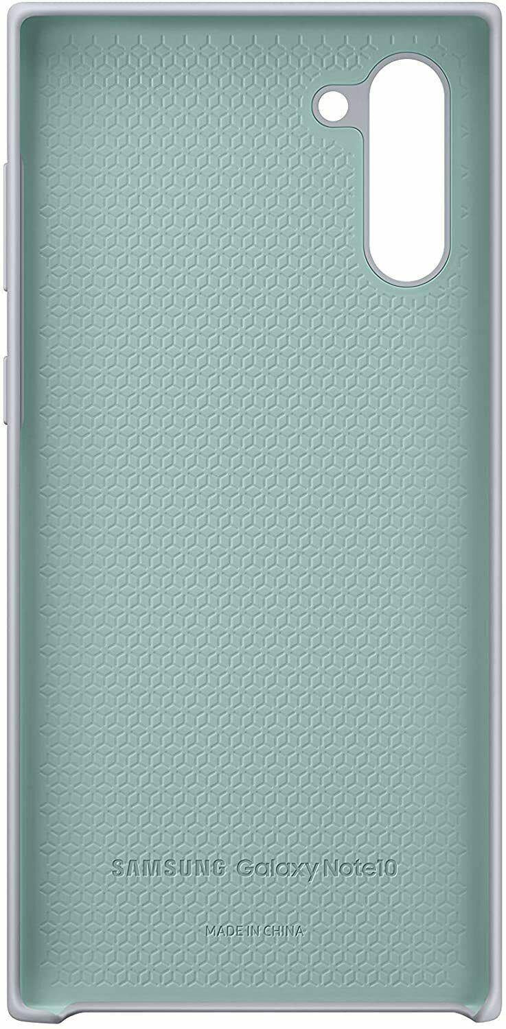 Genuine Samsung Galaxy Note 10 Silicone Cover Case Silver EF-PN970TSEG