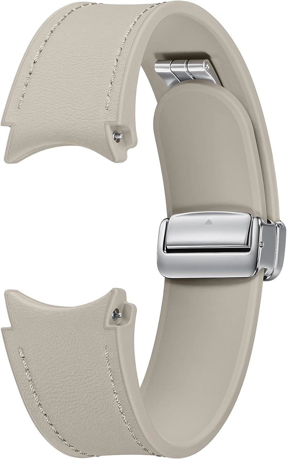 Samsung Galaxy Watch 6 Slim D-Buckle Hybrid Eco Leather Band 20mm S/M Etoupe - ET-SHR93SAEGEU