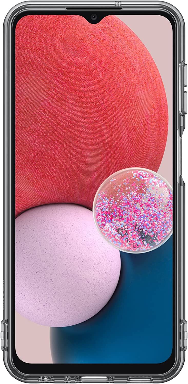 Official Samsung Galaxy A13 Soft Clear Cover Black - EF-QA135TBEGEU