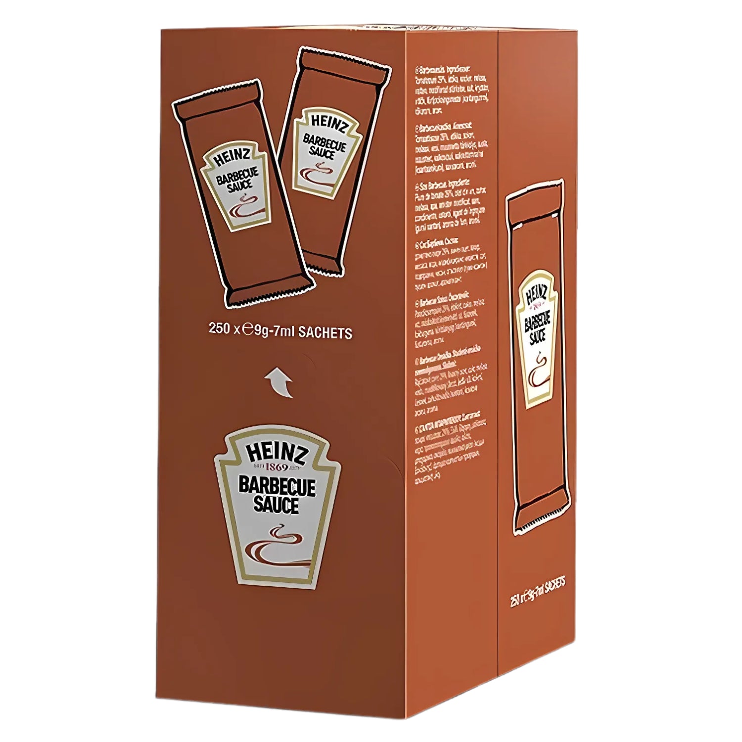 Heinz BBQ Sauce Sachets 9g 7ml Barbecue Classic Individual Single Portion Box of 250