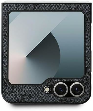 Guess PU Big 4G Metal Logo Case for Samsung Galaxy Z Flip 6 Black - GUHCZF64GMGGR