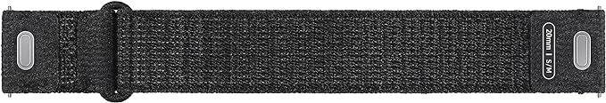 Samsung Galaxy Watch 4/5/6 One Click Fabric Band 20mm M/L Black - ET-SVR94LBEGEU