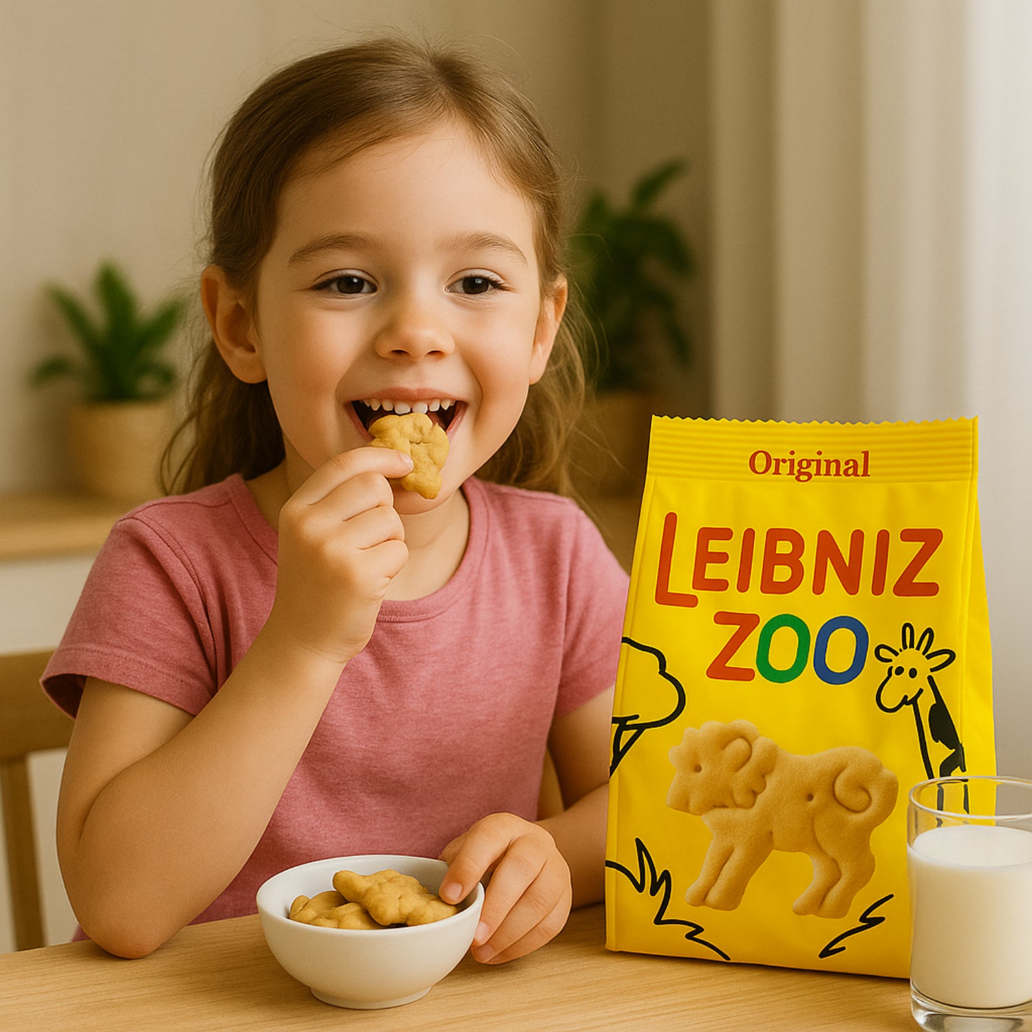 Bahlsen Leibniz Zoo Original Animal Biscuits Crunchy Snack Cookies 100g