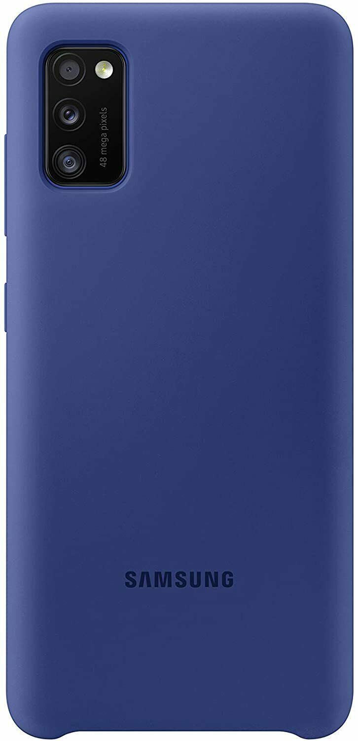 Samsung Galaxy A41 Silicone Cover Case - Blue