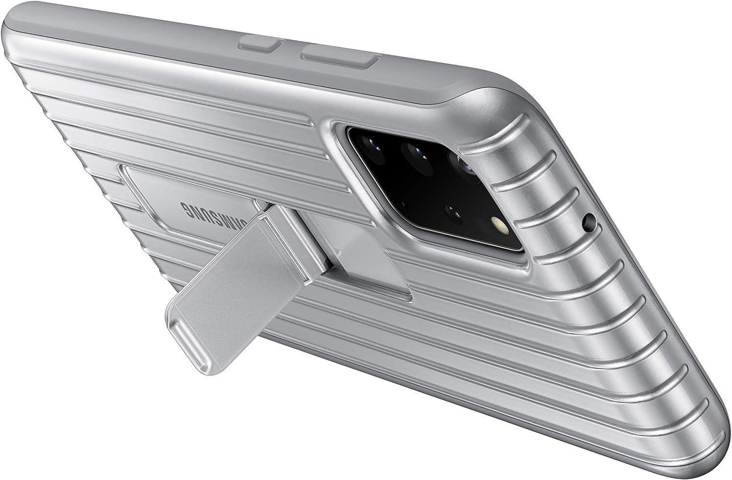 Samsung Galaxy S20 Plus Protective Silver Standing Cover Case EF-RG985CSEG