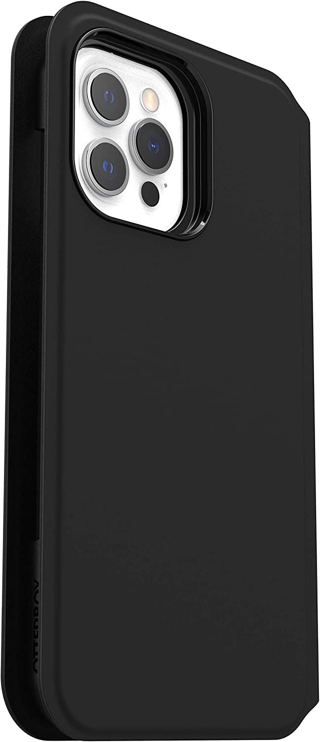Official Otterbox Strada Series Via for iphone 12 Pro Max 6.7" Black 77-65481