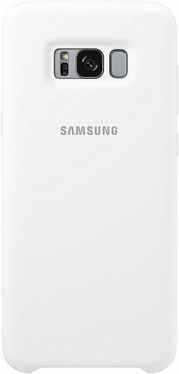 Samsung S8 Plus Silicone Phone Case Cover White EF-PG955TWEG