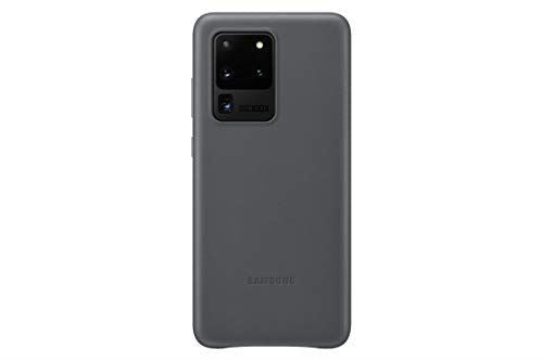 Samsung Original Galaxy S20 Ultra 5G Leather Cover/Mobile Phone Case - Grey