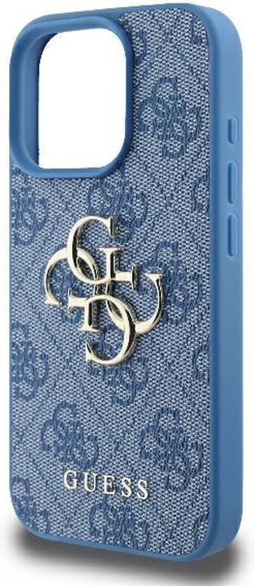 Guess 4G Big Logo Case for iPhone 16 Pro Max 6.9" Blue