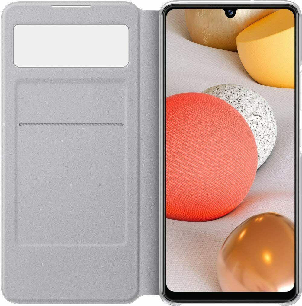 SAMSUNG Galaxy A42 S View Wallet Cover Case - White