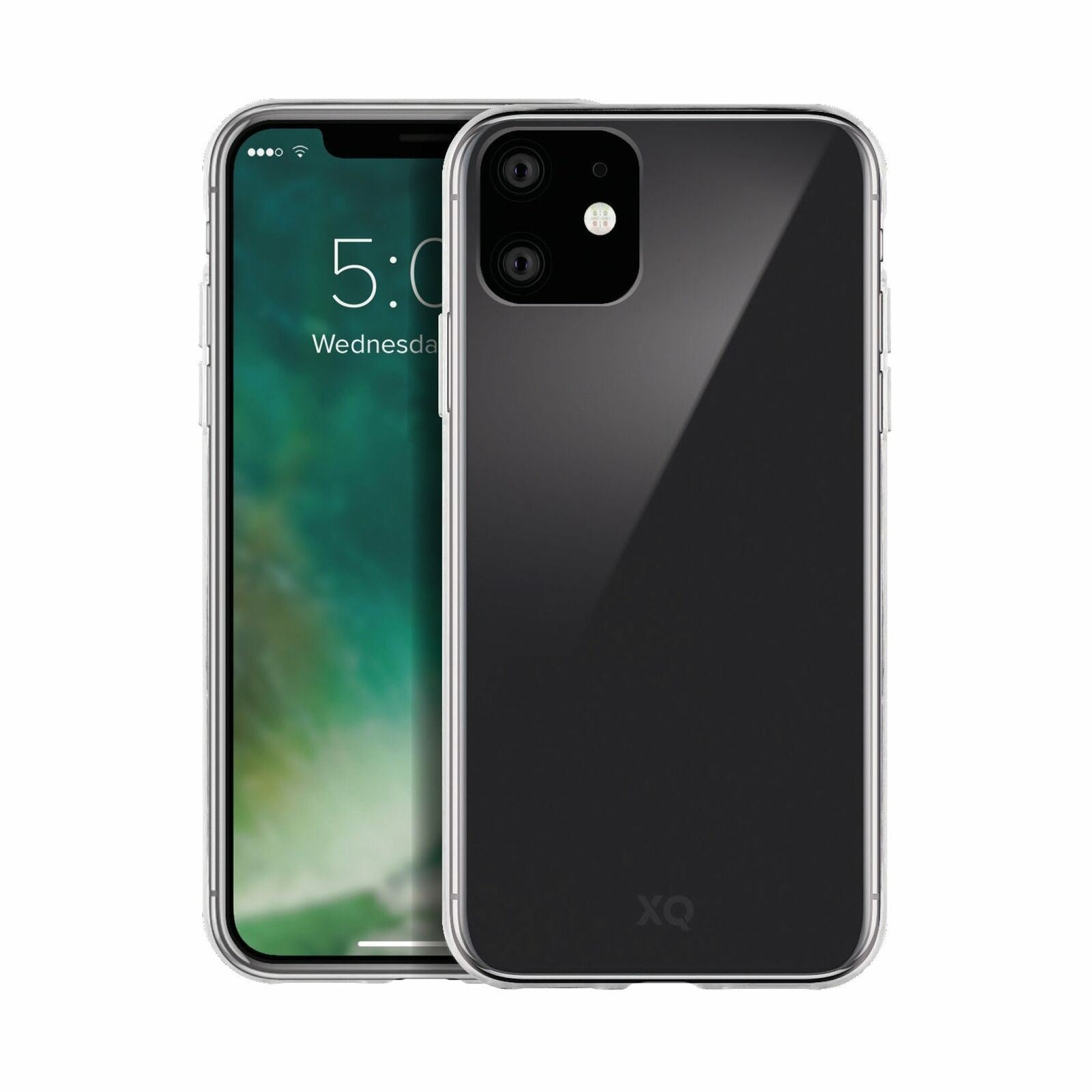 XQISIT Phantom Glass Case for iPhone 12 Mini 5.4" Clear