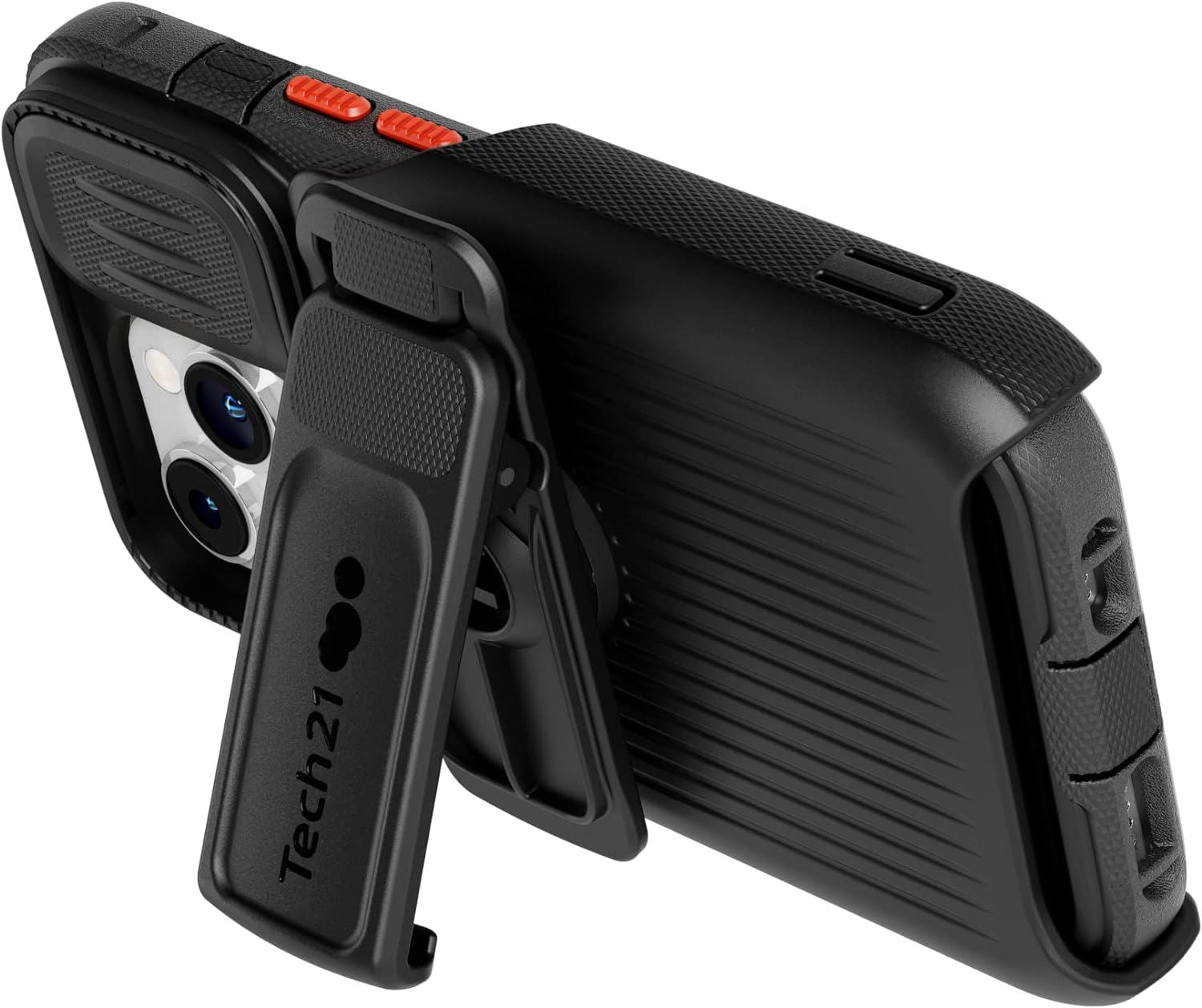 Official Tech 21 Evo Max Rugged Holster with MagSafe for iphone 12/13 Mini 5.4" Black T21-8890