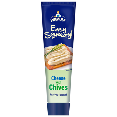 Primula Cheese with Chives Easy Squeezy Spreadable Cheese - 100g