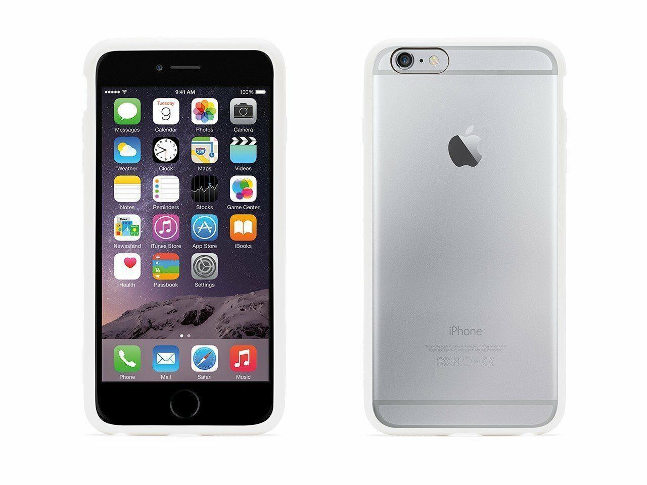 Griffin Reveal Case for Apple iPhone 6 Plus - White/Clear,GB40031