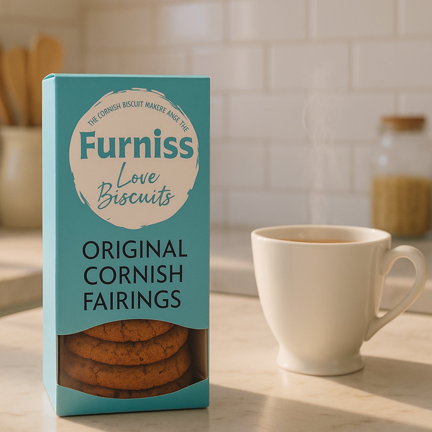 Furniss Original Cornish Fairings Flavour Crunchy Biscuits 200g - Pack of 1