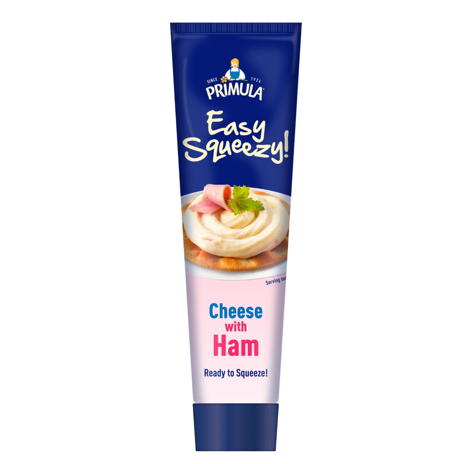 Primula Cheese with Ham Easy Squeezy Tube Ready to Use Spread - 100g