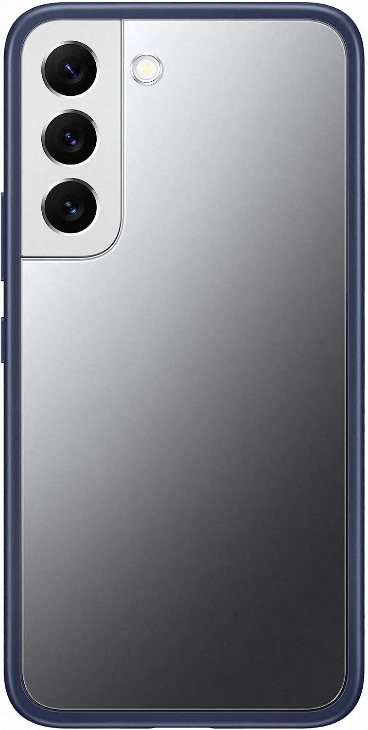 Official Samsung Galaxy S22 Frame Cover Navy - EF-MS901CNEGWW