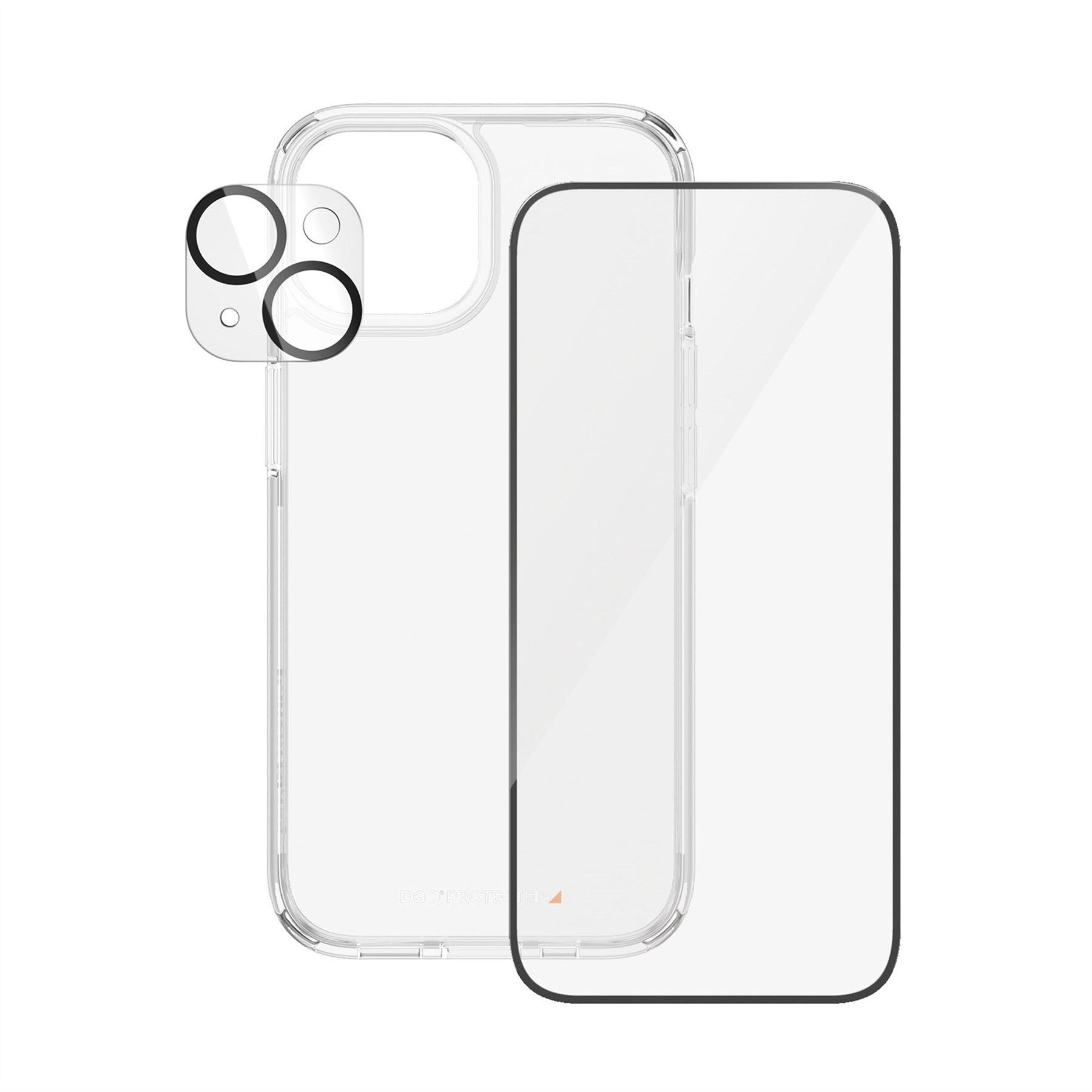 Panzer Glass Powerful 3 in 1 Bundle Pack for iPhone 15 6.1" - B1172�