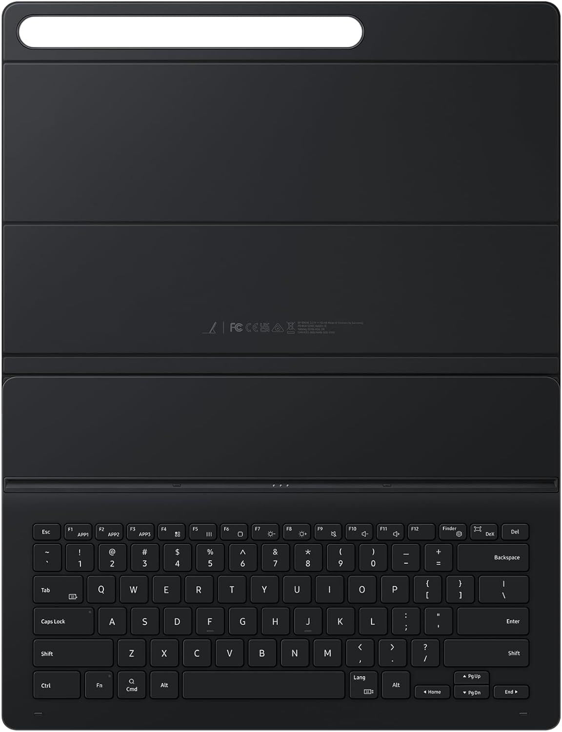 Samsung Galaxy Tab S9 Ultra 5G Book Cover UK Keyboard Slim Black - EF-DX910BBEGGB