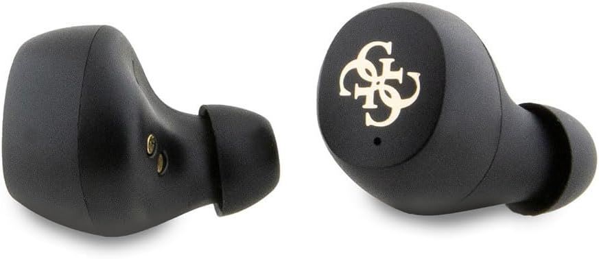 Guess 4G Metal Logo True Wireless Earbuds with Charging Case Brown - GUTWSP4EGW