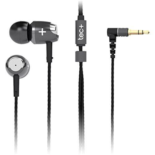 TecPlus Novello Aluminium Aux In-Ear Headphone - Silver