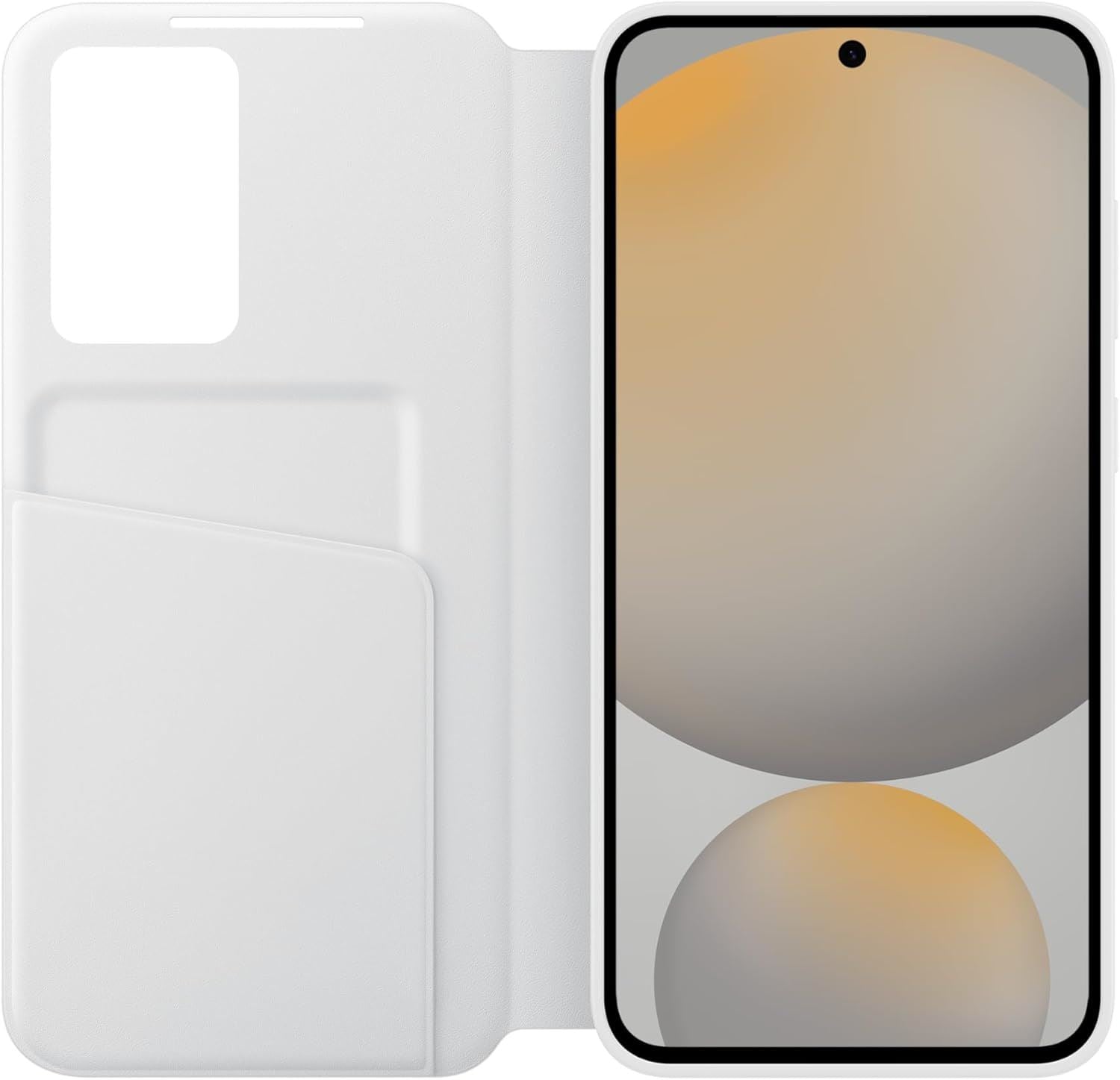 Samsung Galaxy S24 FE Smart View Wallet Case White EF-ZS721CWEGWW