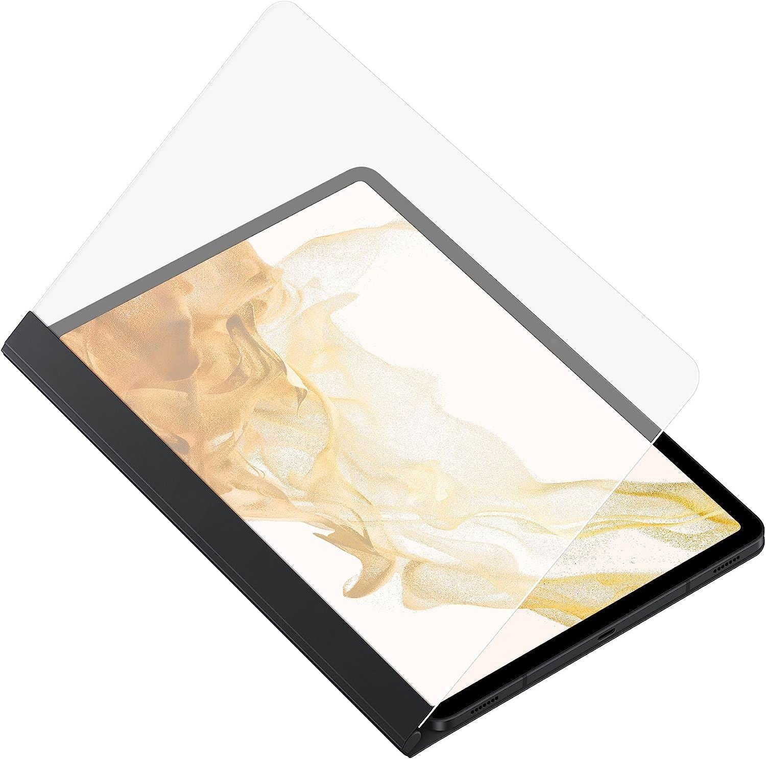 Official Samsung Galaxy Tab S7/S8 Note View Cover Black - EF-ZX700PBEGEU