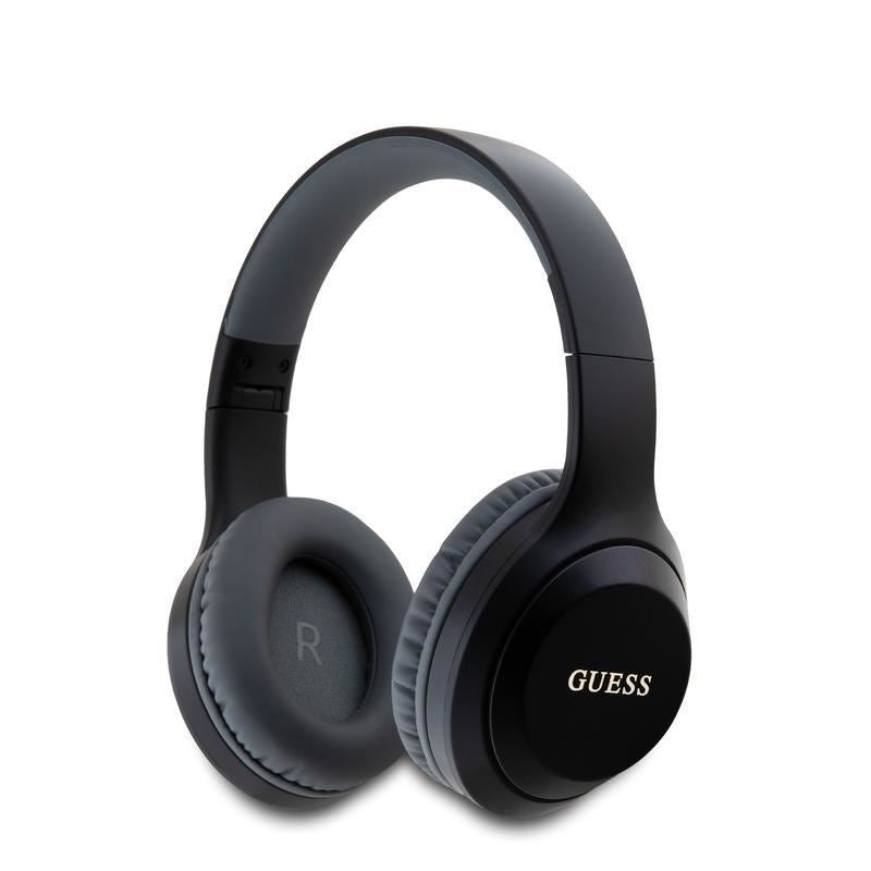 Guess Wireless Headphones with Classic Silver Logo Black