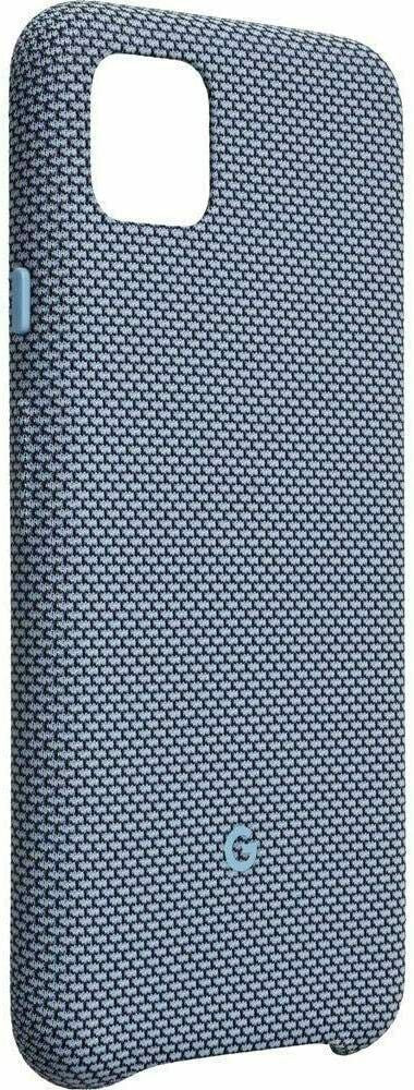 Google Pixel Case for Pixel 4 XL - Protective Phone Cover with Tailored Fabric and Active Edge Compatible - Official Google Pixel Cover - Blue-ish