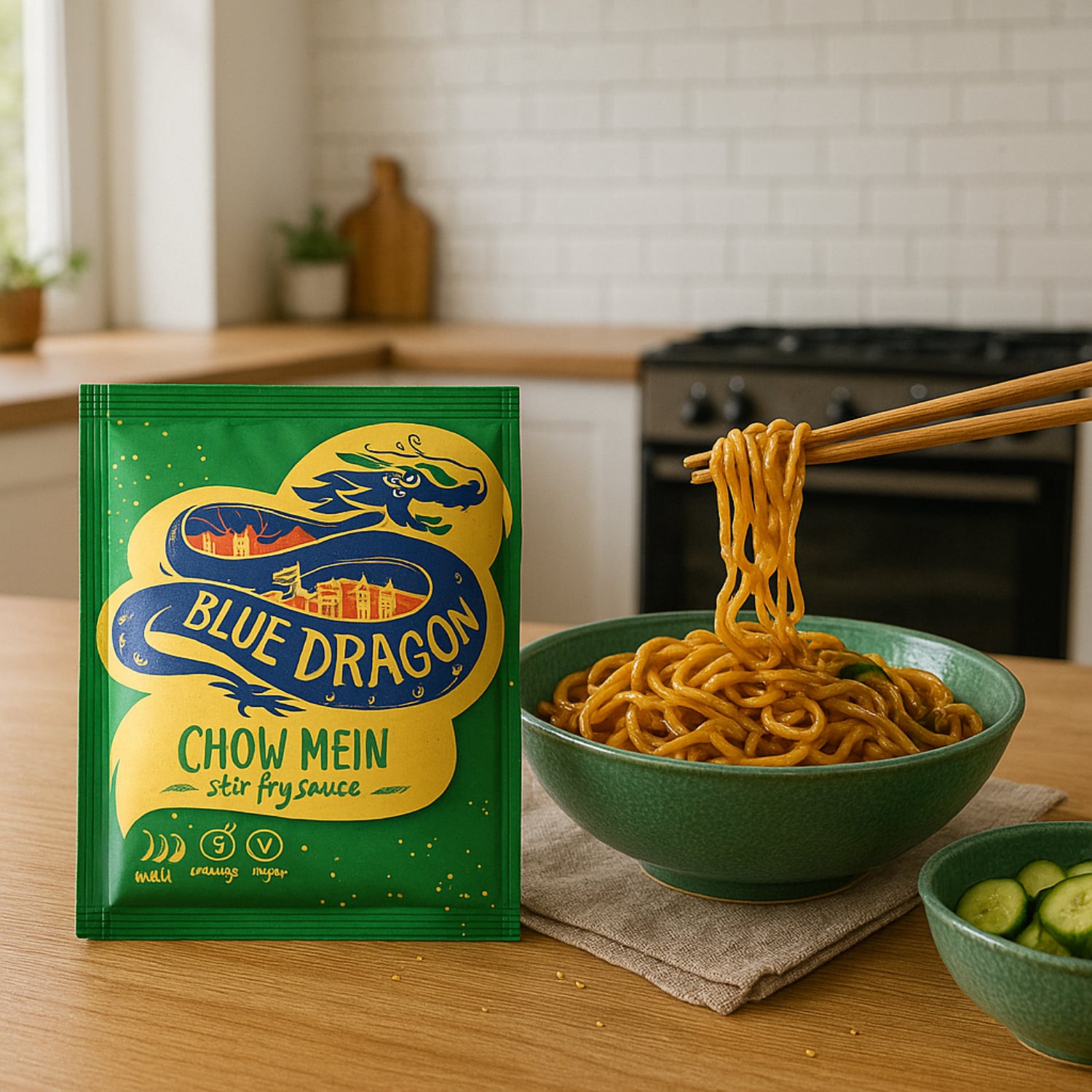 Blue Dragon Chow Mein Stir Fry Sauce - Vegan Mild Flavour  - 120g