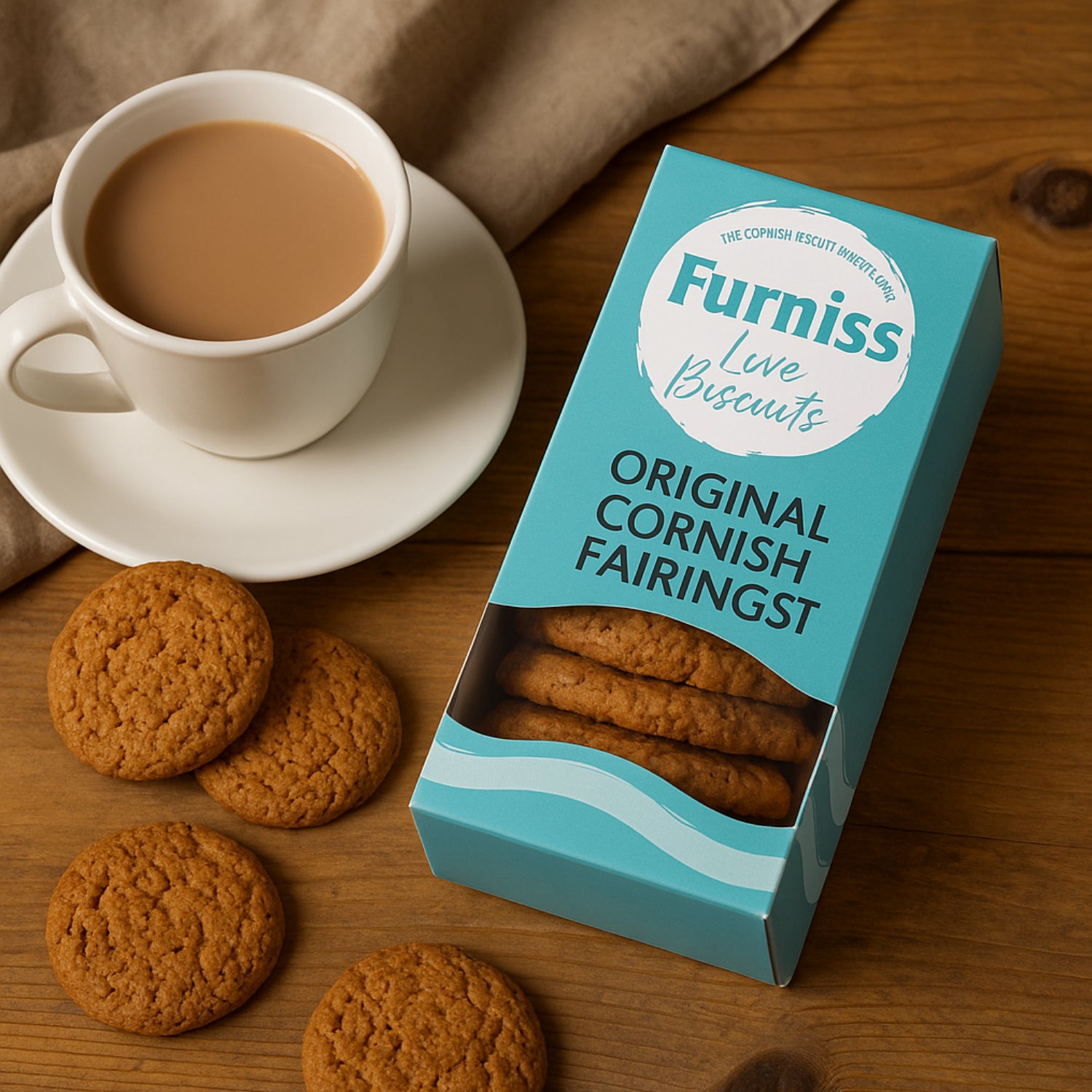 Furniss Original Cornish Fairings Flavour Crunchy Biscuits 200g - Pack of 1