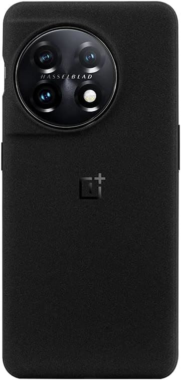 Official OnePlus 11 5G Sandstone Bumper Case Black - 5431100400