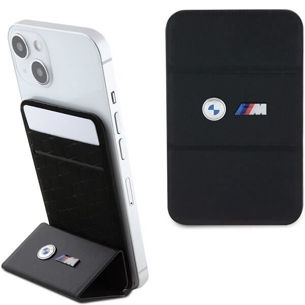 Official BMW M Series Magnetic Card Holder MagSafe with Stand Black - BMWCSMMPGK