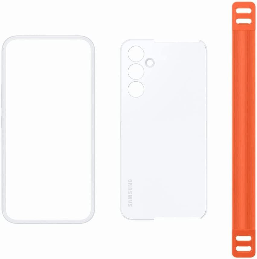 Official Samsung Galaxy A54 5G Haze Grip Case White - EF-XA546CWEGWW