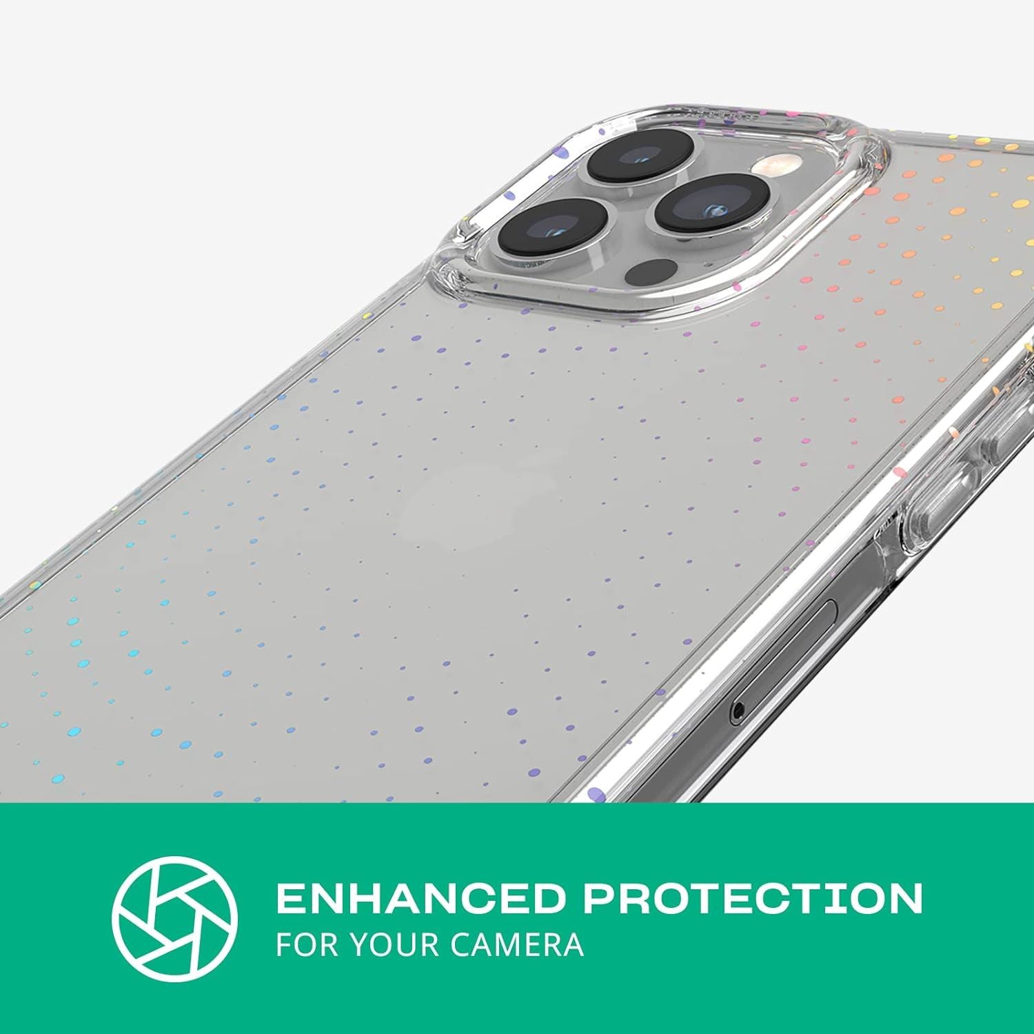 Official Tech 21 Evo Sparkle for iphone 13 Pro Max 6.7" Iridescent T21-8998