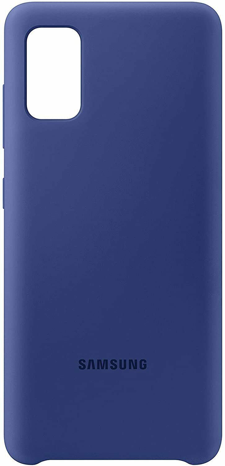 Samsung Galaxy A41 Silicone Cover Case - Blue