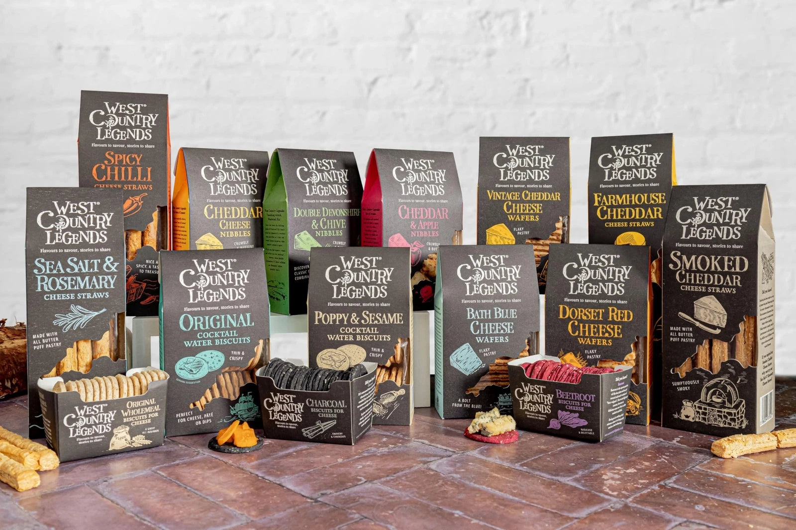 West Country Legends Original Cocktail Water Biscuits Thin & Crispy 100g
