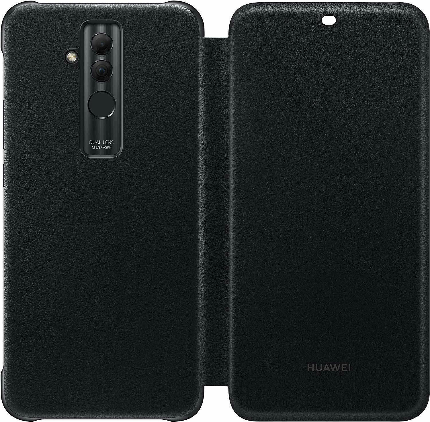 Huawei Flip Folio Wallet Cover Case for Mate 20 Liteï¿½Black 51992567