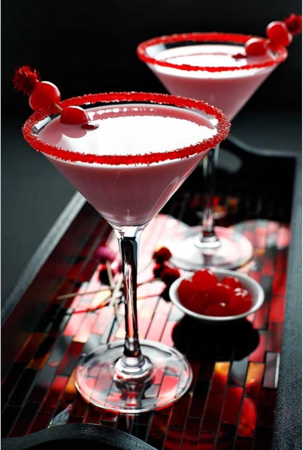 Opies Red Cocktail Cherries Garnish for Drinks, Ice Cream & Baking - 225g
