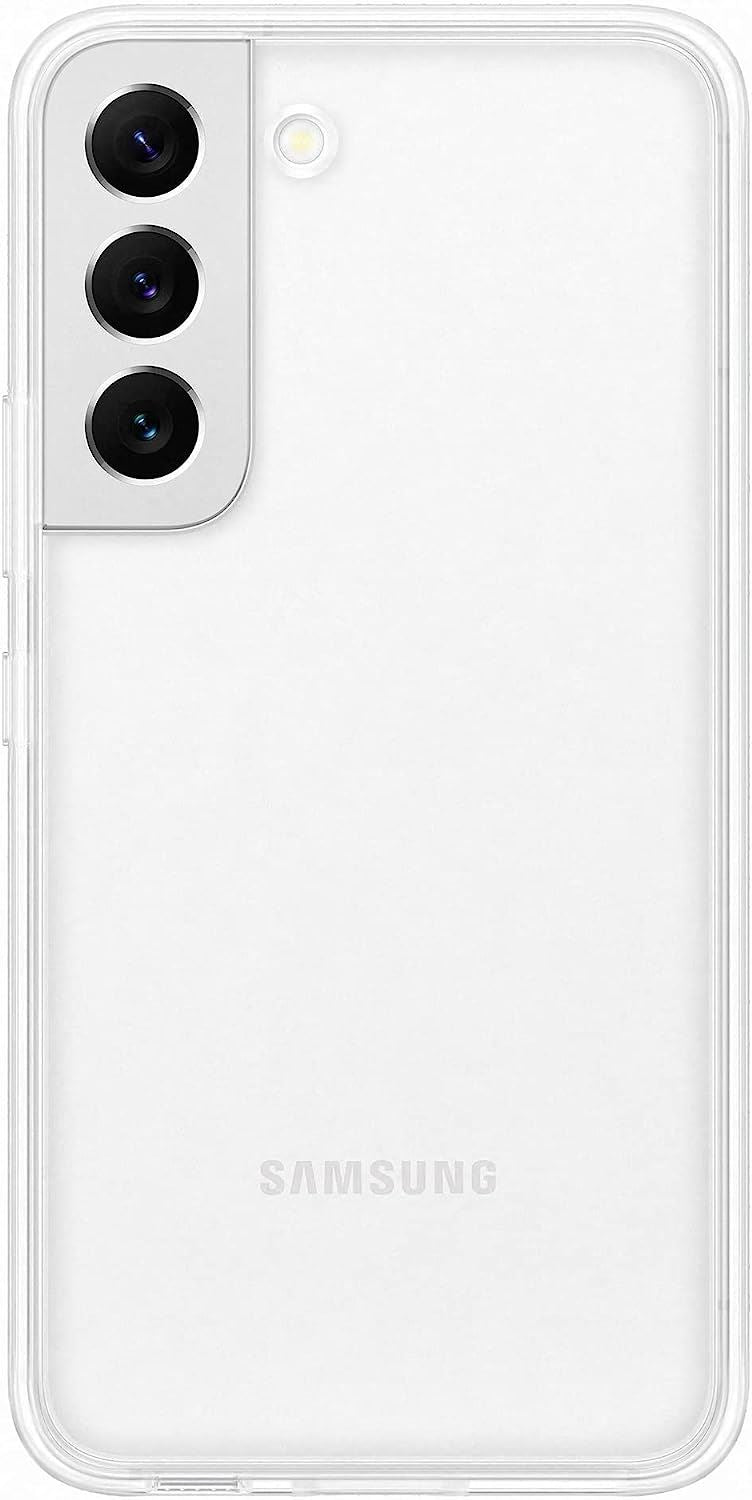 Official Samsung Galaxy S22 Frame Cover Case Transparent - EF-MS901CTEGWW